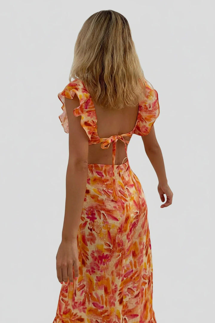Floral Summer Maxi Dress for Women