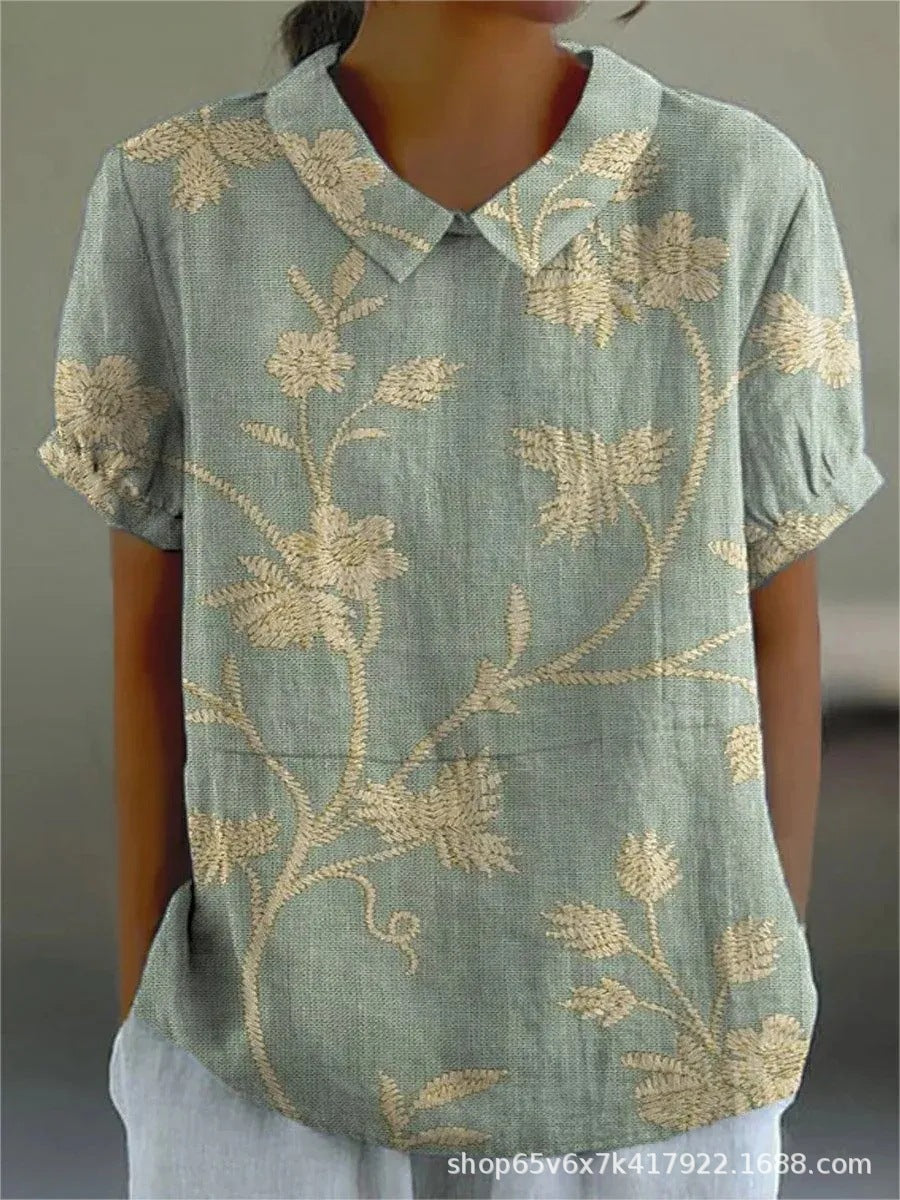 MARLENE™ – Vintage Print Shirt