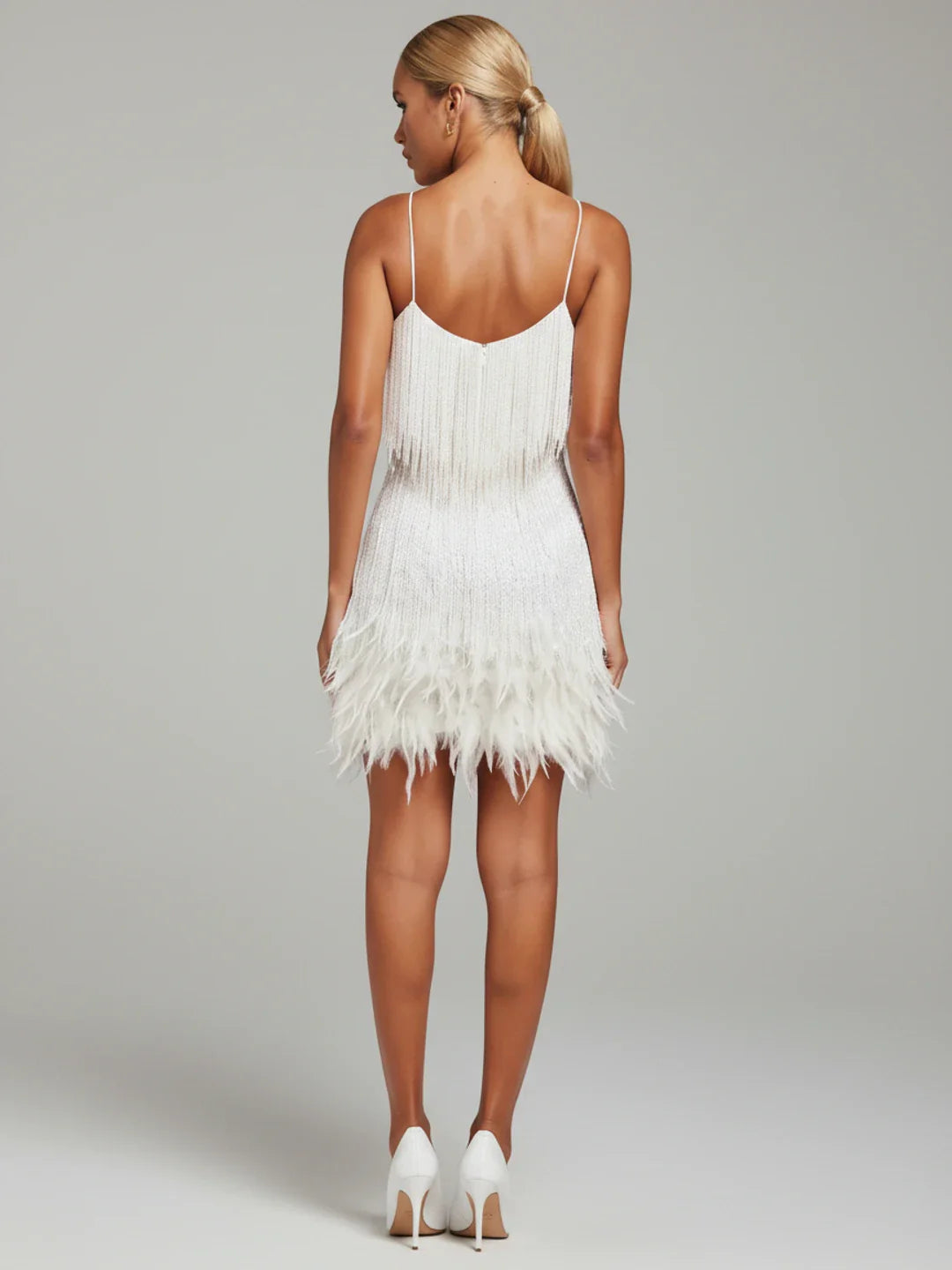 Fringe Cocktail Mini Dress for Women
