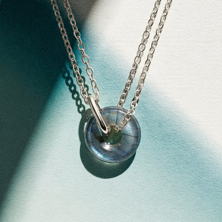 Labradorite Drop Necklace