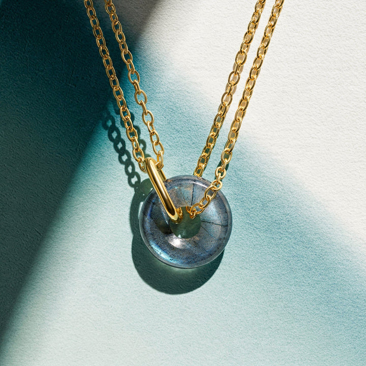 Labradorite Drop Necklace