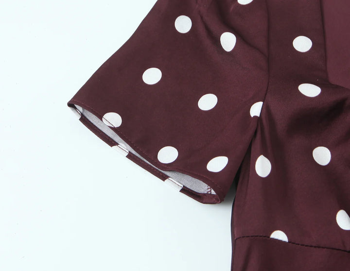 Margot™ – Vintage Polka Dot Dress