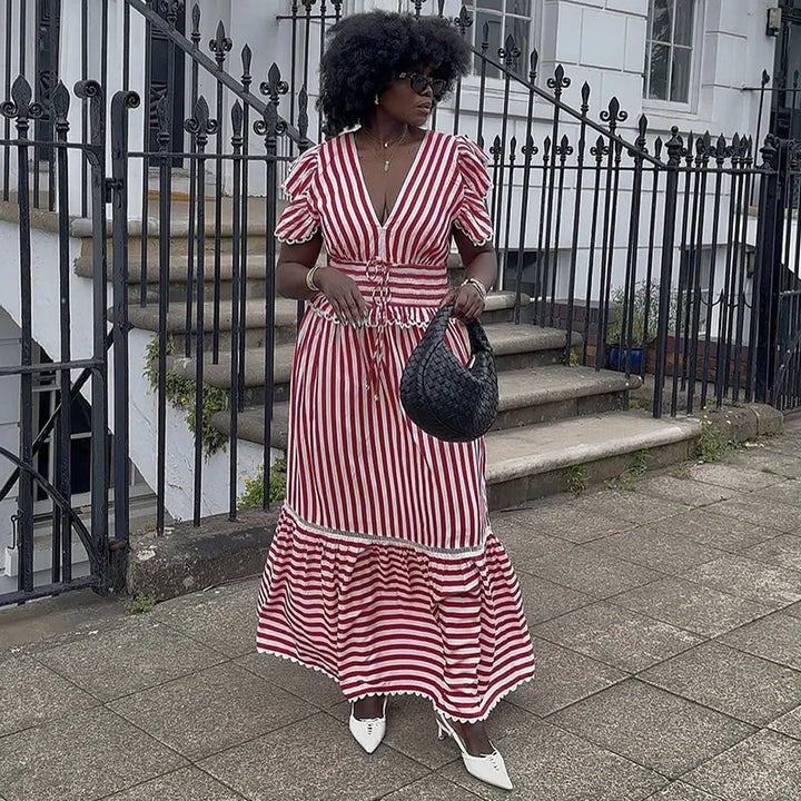 Romy™ | Striped Boho Dress