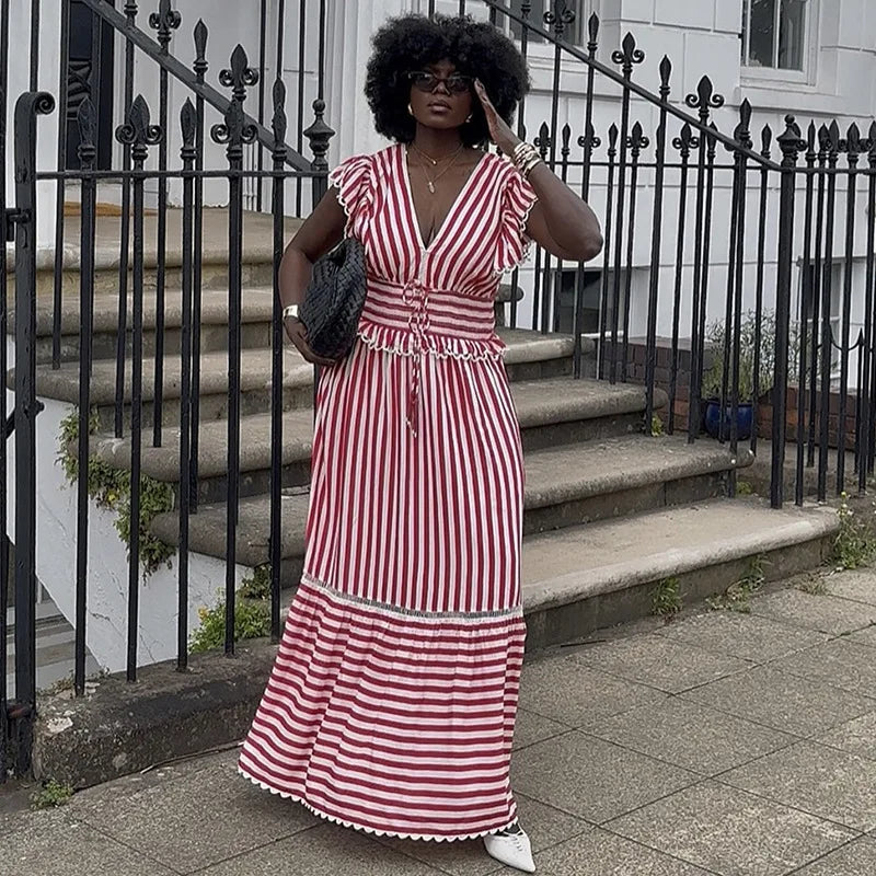 Romy™ | Striped Boho Dress