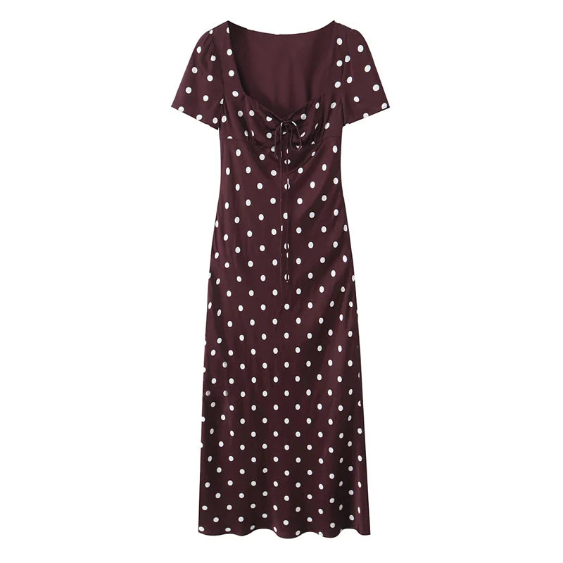 Margot™ – Vintage Polka Dot Dress