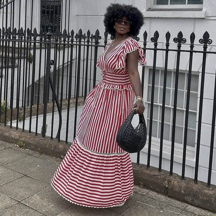 Romy™ | Striped Boho Dress