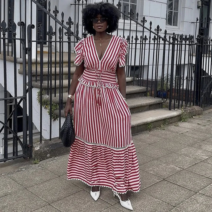 Romy™ | Striped Boho Dress