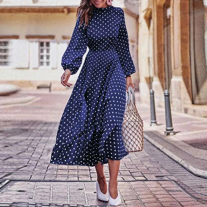Saffron™ - Polka Dot Day Dress