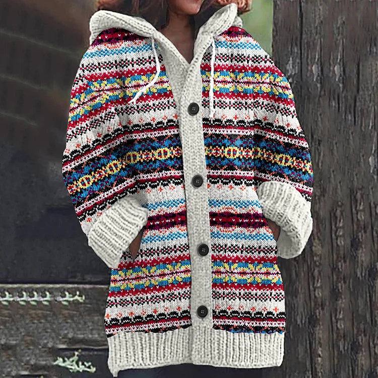 INDIRA™ | Boho Printed cardigan