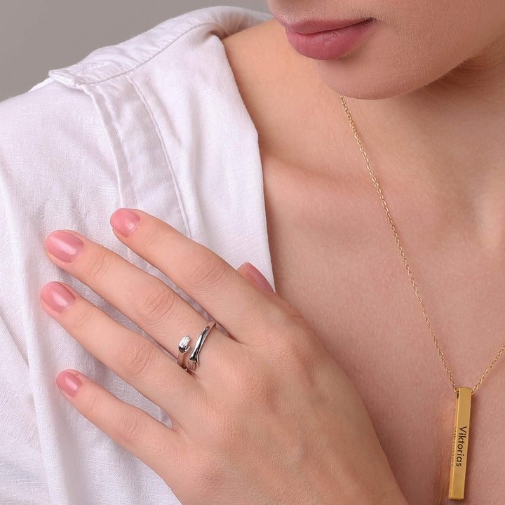 Rose Gold Hug Ring