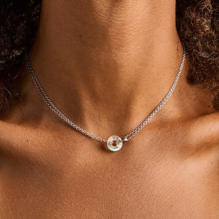 Moonstone Drop Necklace