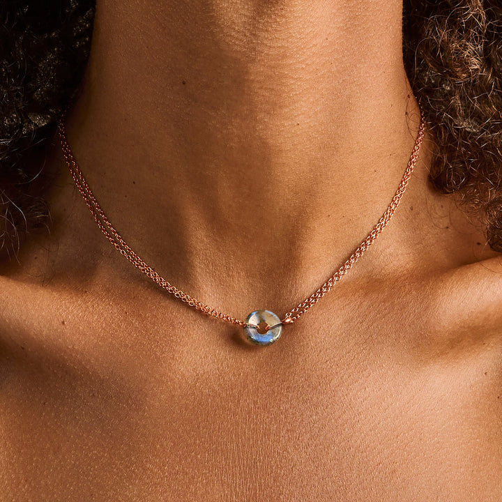 Labradorite Drop Necklace