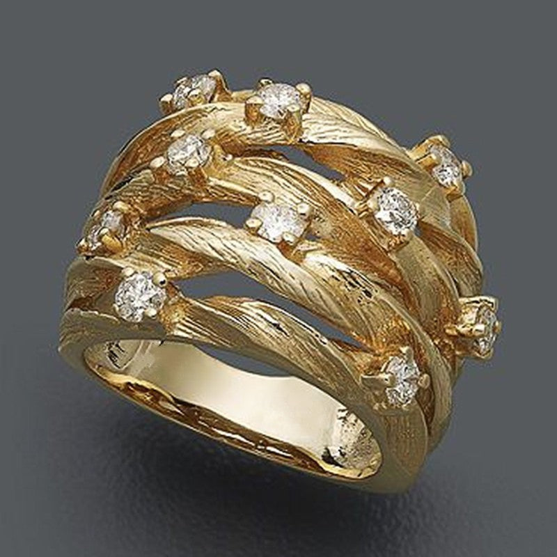 GOLDEN  BAND RING