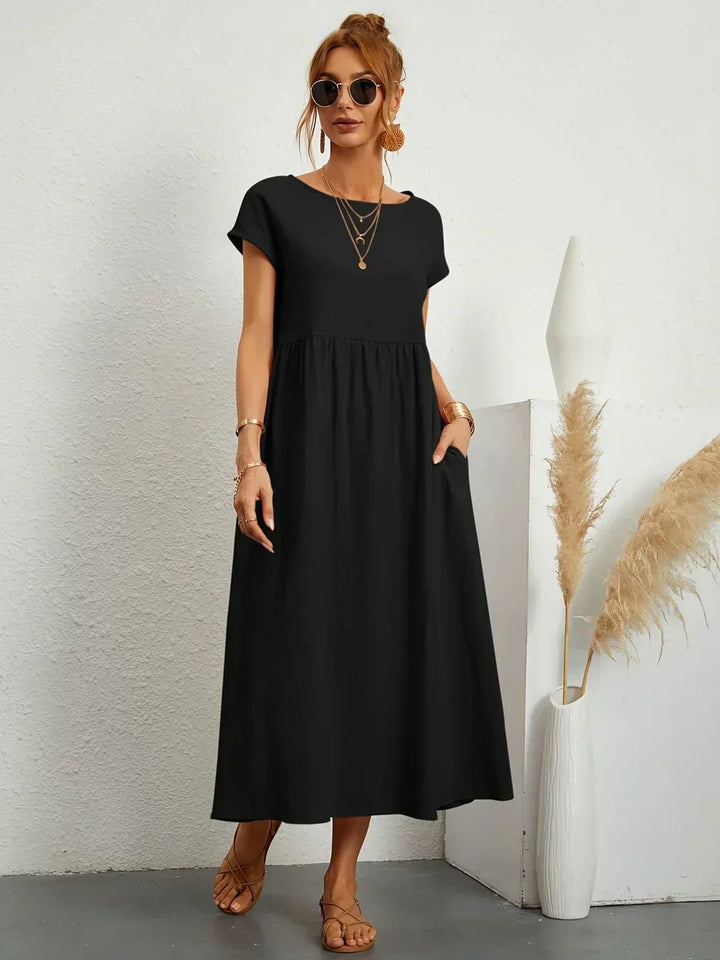 Ursina™ | Fluid Midi Dress-
