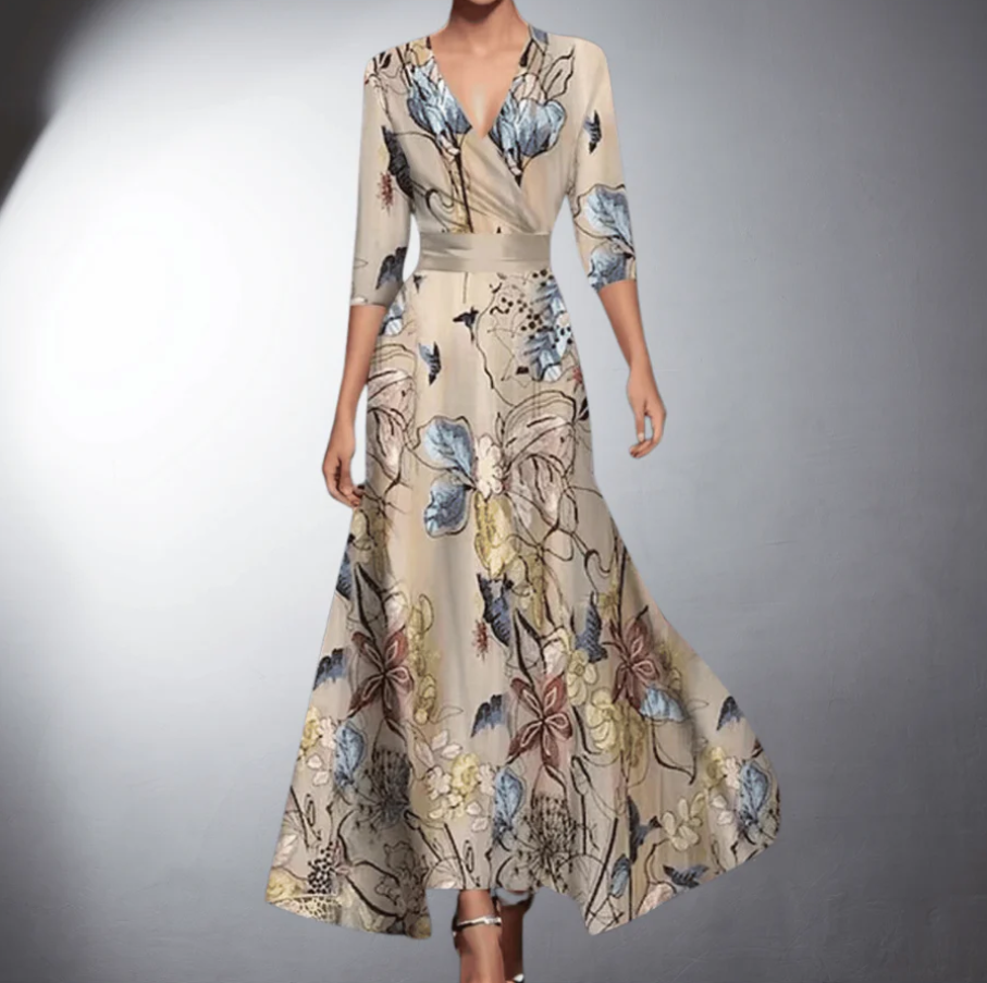 Women’s Dress | V-Neck Wrap Maxi