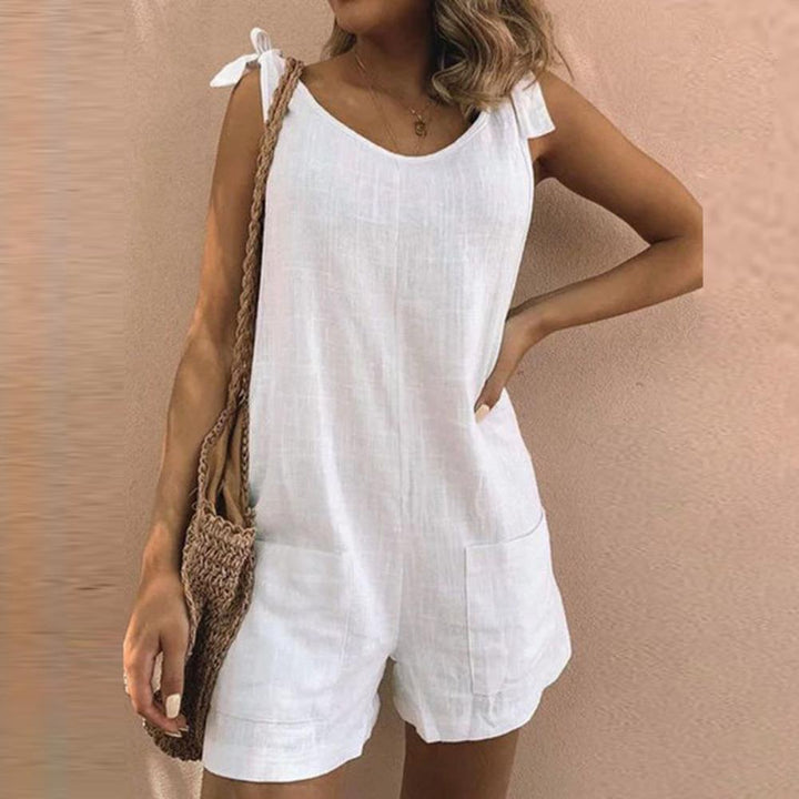 Women’s Playsuit | Bow Strap Pocket