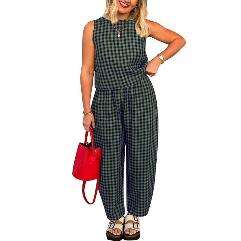 ELARAMI™ – Lightweight Casual Sleeveless Two-Piece Loungewear