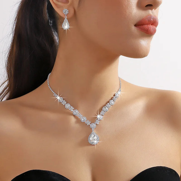 Timeless Crystal Garden Jewelry Set