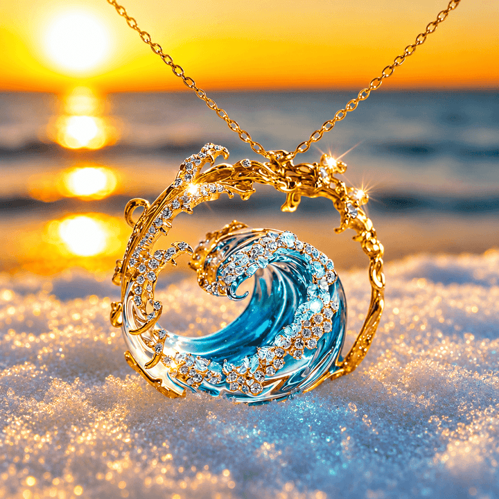 Ocean's Oath Gold Necklace