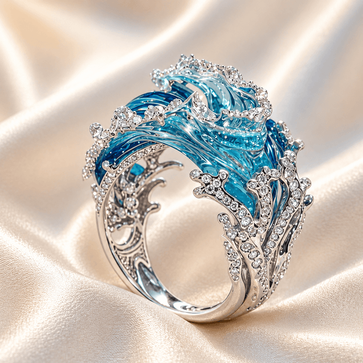 Ocean's Oath Silver Ring