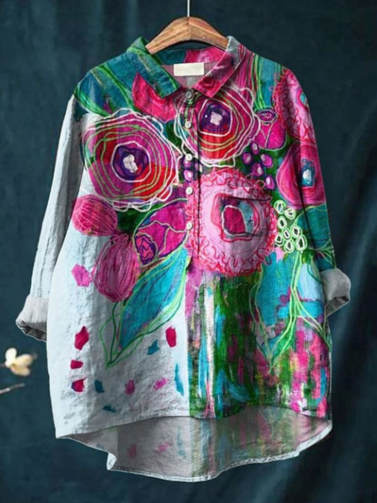 CLAUDINE™ - Serene Art Shirt