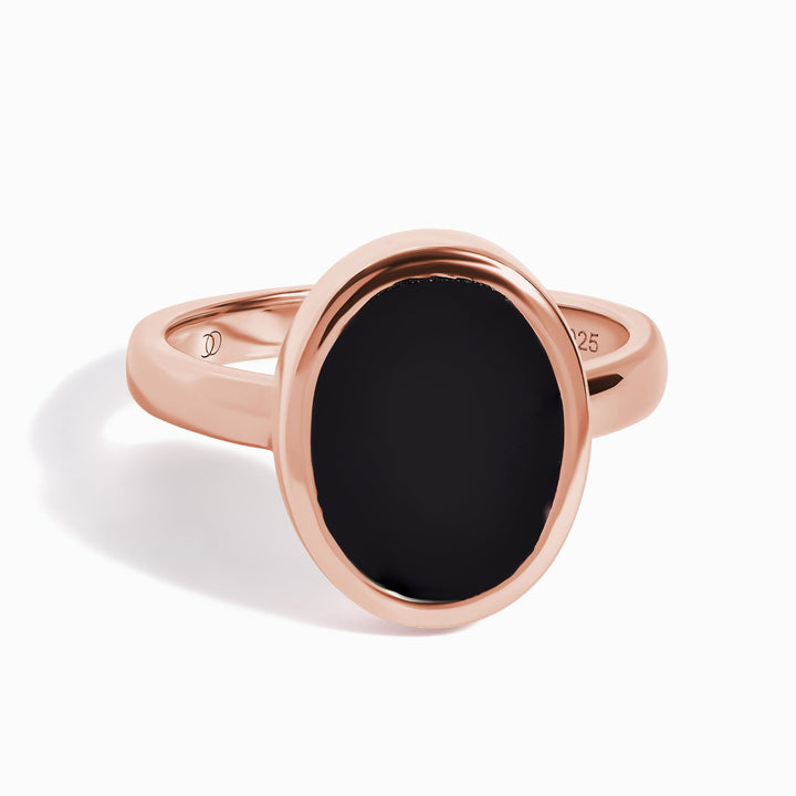 Black Onyx Wrapped Ring