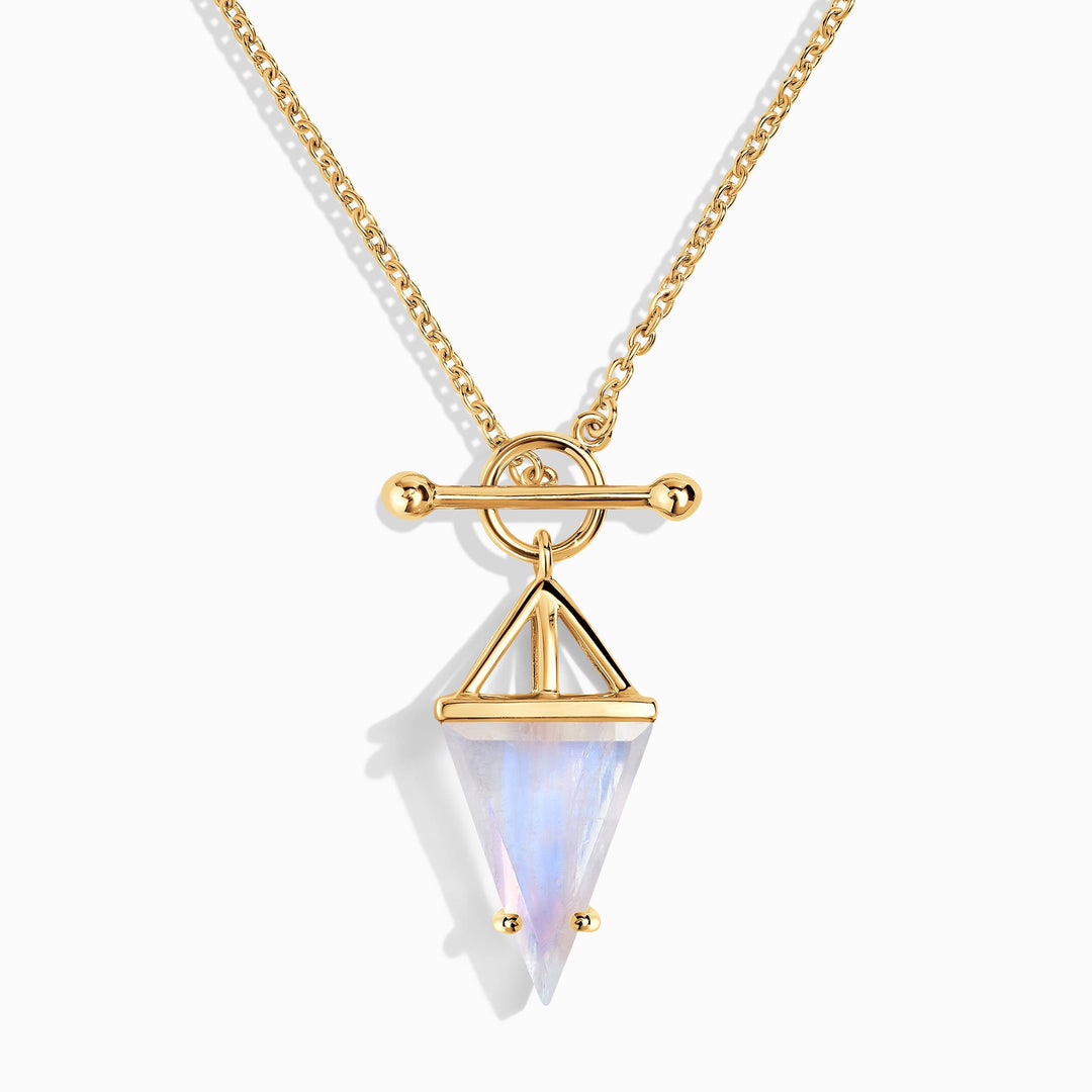 Moonstone T-Lock Necklace