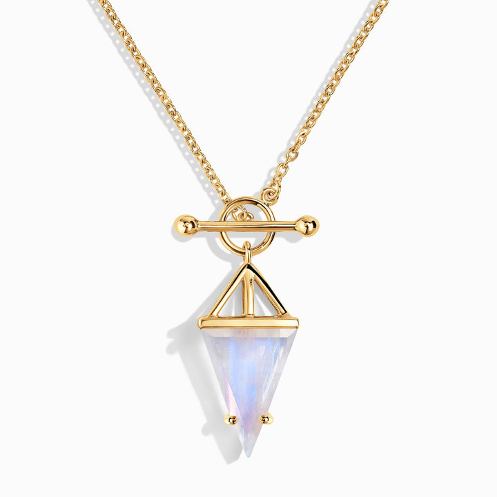 Moonstone T-Lock Necklace