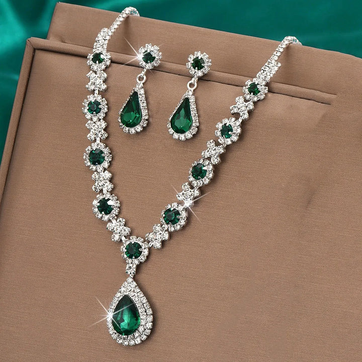 Timeless Crystal Garden Jewelry Set