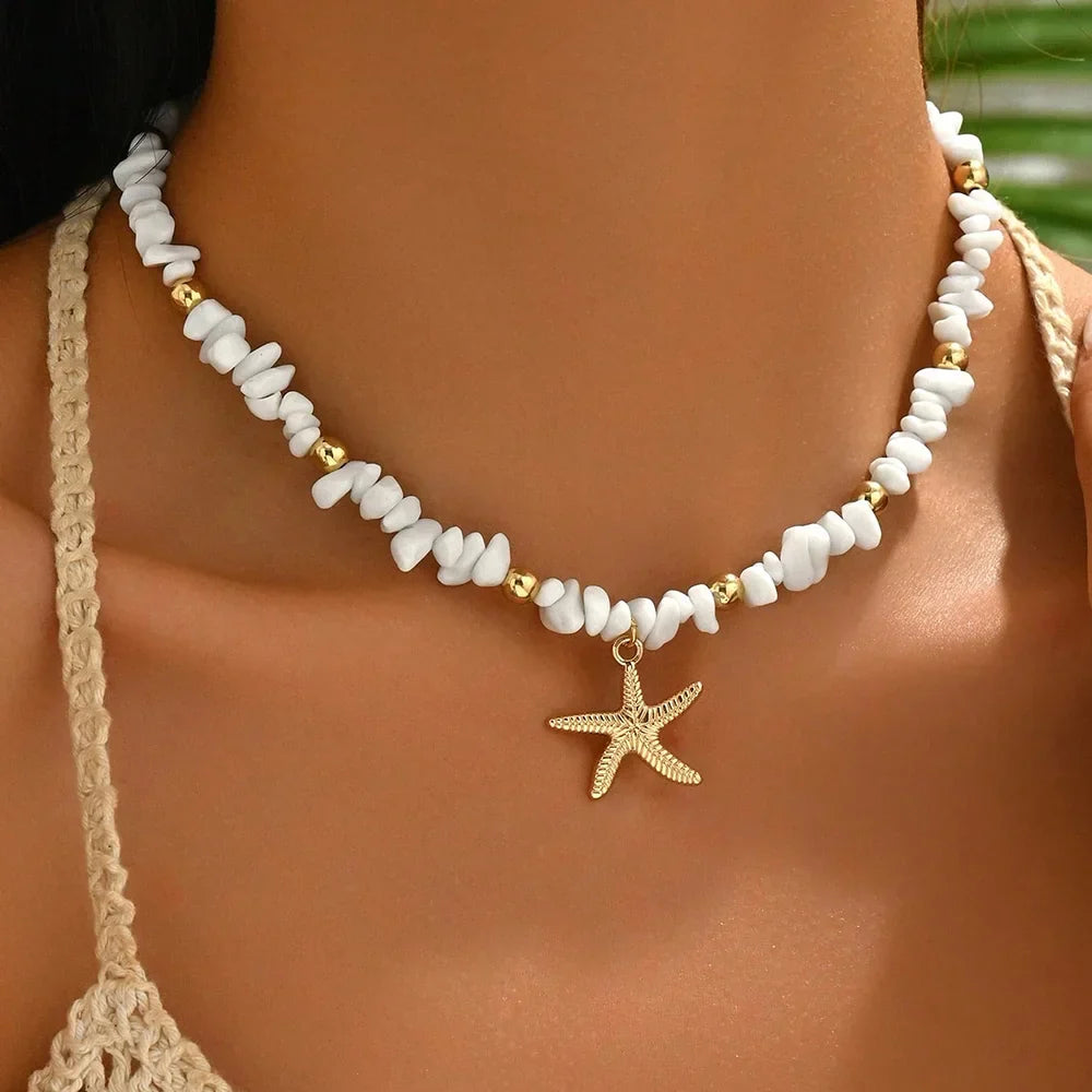 Ocean Dreams Seashell Pendant Necklace