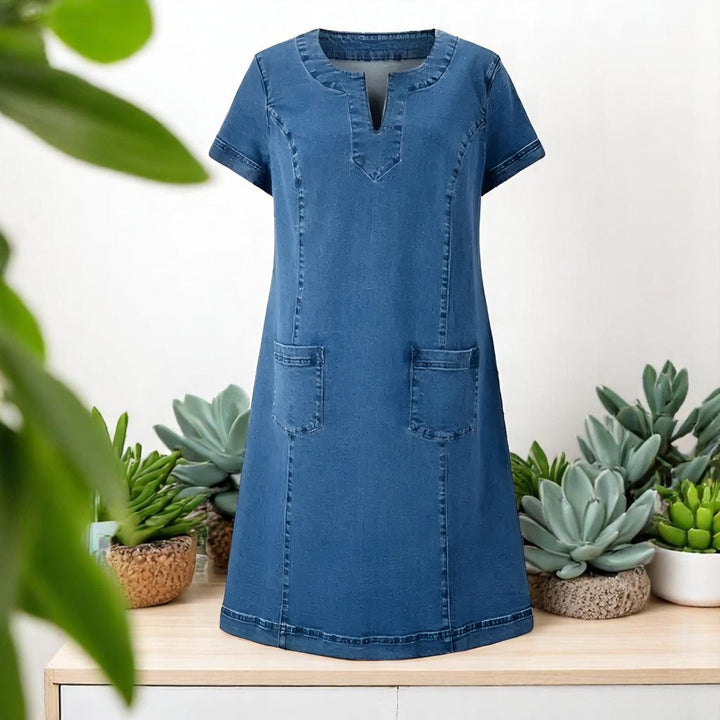 Women's Dress | Short Sleeve Shift Mini