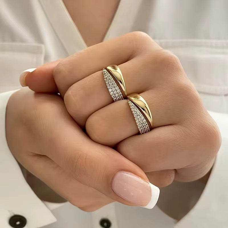 Slim Pave Adjustable Ring