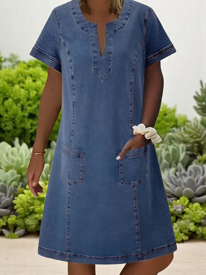 Women's Dress | Short Sleeve Shift Mini