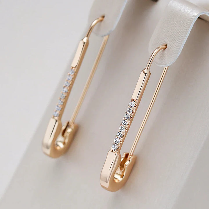 Shimmering Crystal Pearl Dangle Earrings
