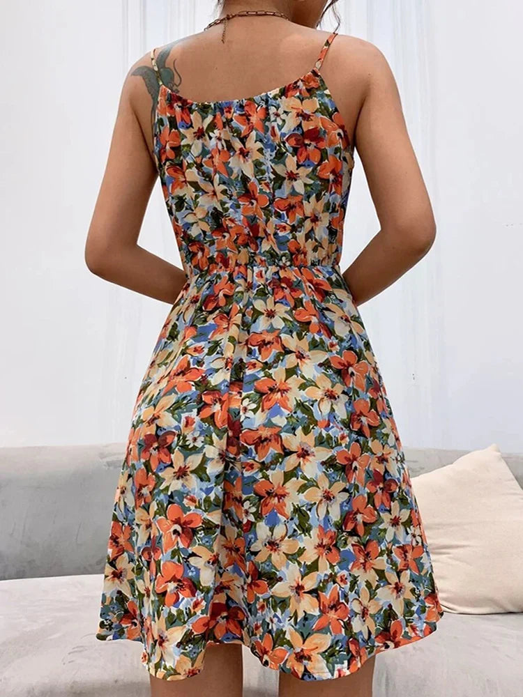 Women's Summer Dress | Midi Length Skirt