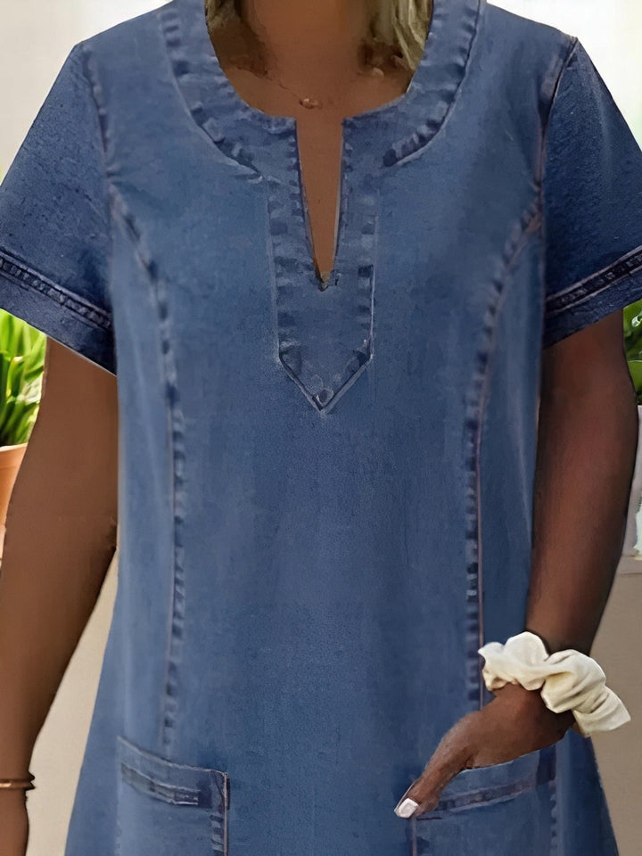 Women's Dress | Short Sleeve Shift Mini