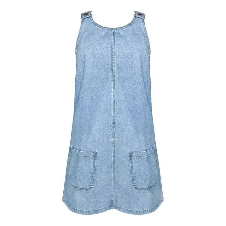 Women's Summer Dress | Two Large Patch Pockets Mini