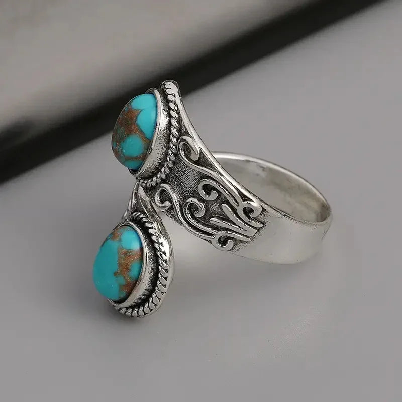 Prestige Turquoise Silver Band Ring