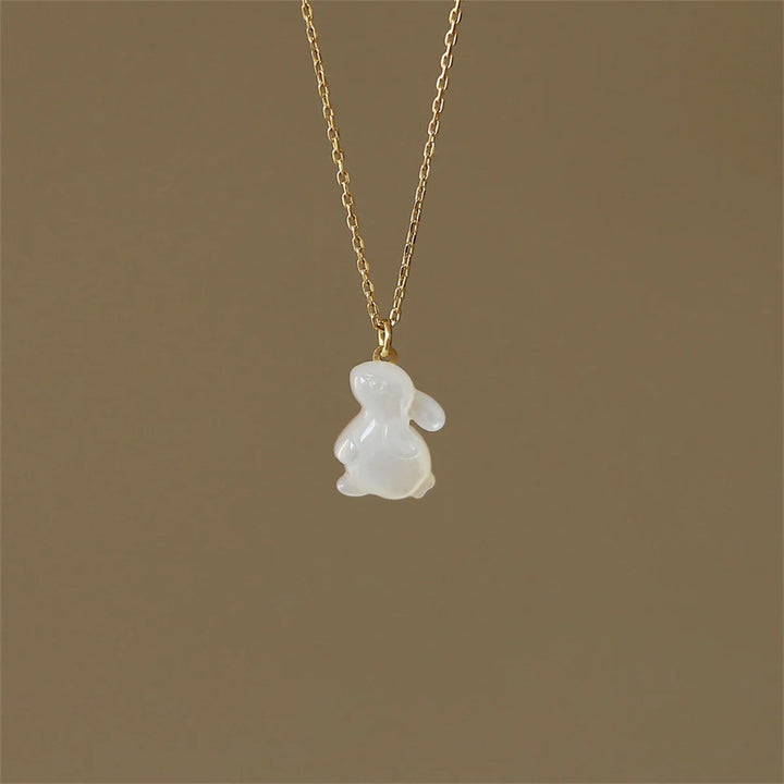 Artistic Rabbit Pendant Necklace