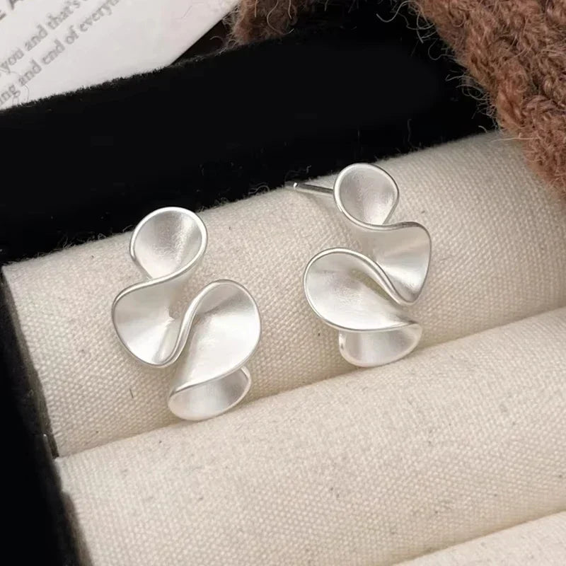 Silver and 18K Gold Earrings