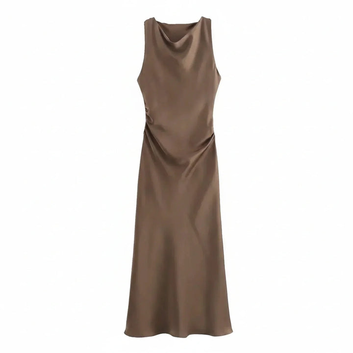 Sleeveless Bodycon Midi Dress for Women