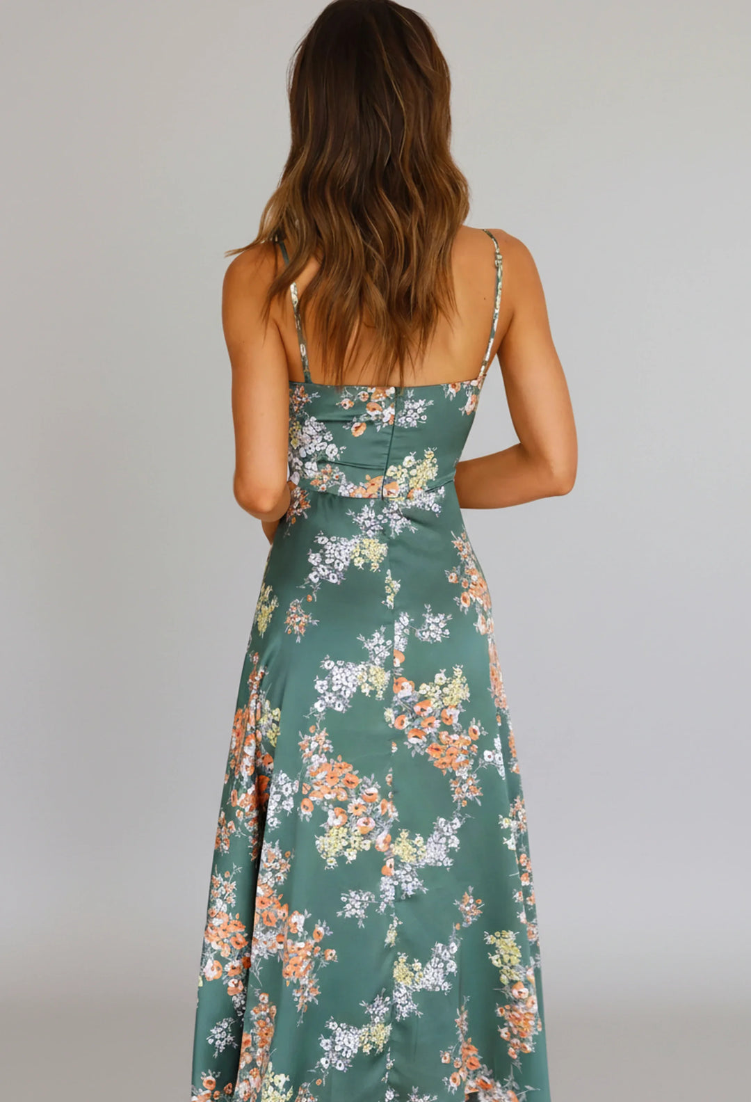 Spaghetti Strap Summer Midi Dress for Women