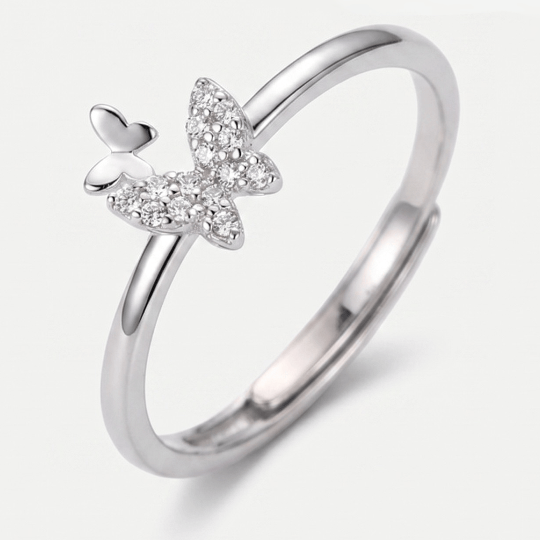 Dainty Wings Butterfly Ring - (ADJUSTABLE)