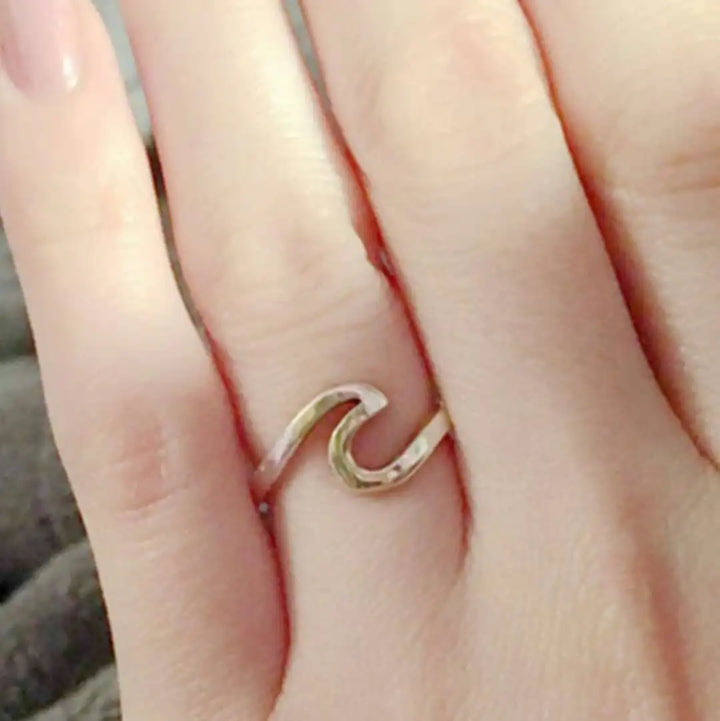 Ocean Wave Ring - Stainless Steel