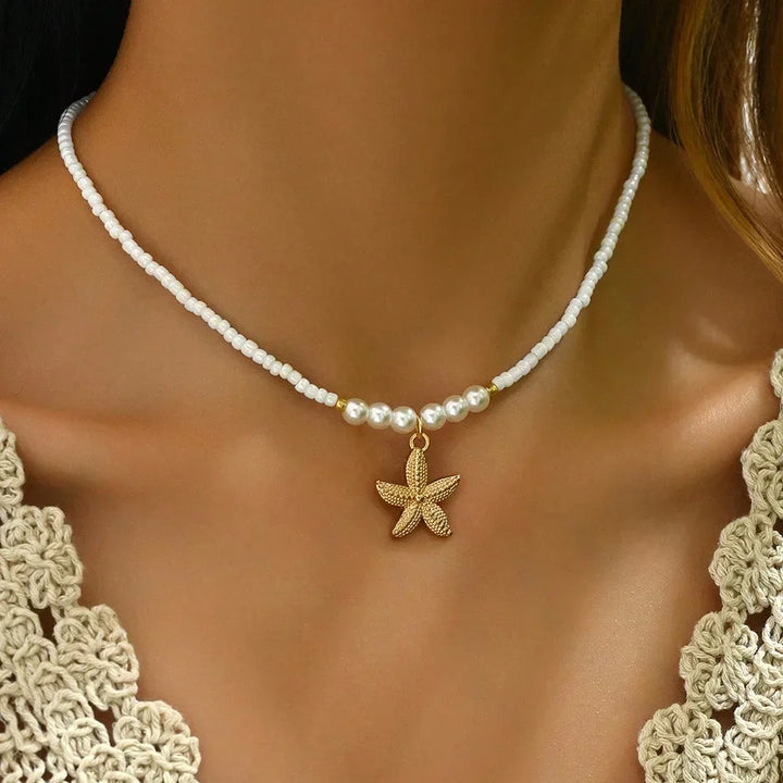 Ocean Dreams Seashell Pendant Necklace