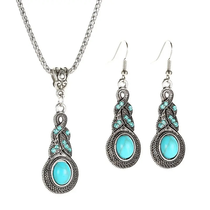 Vintage Turquoise Dream Jewelry Set