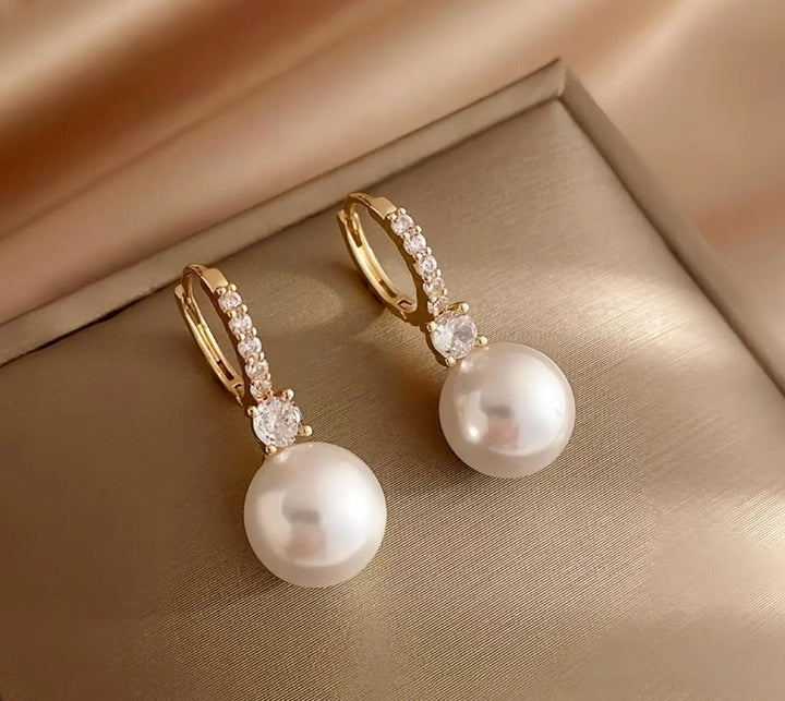 White Hanging Pearl Drops