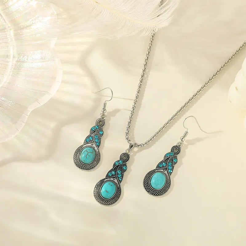 Vintage Turquoise Dream Jewelry Set