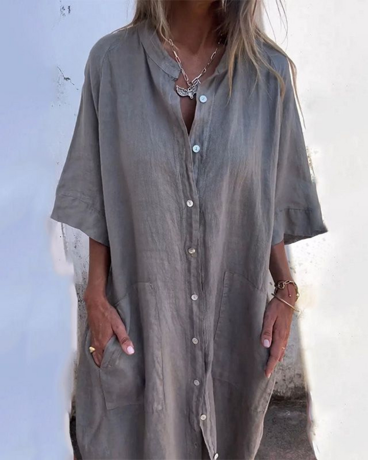 Alison | Women's Button-Down Midi Dress