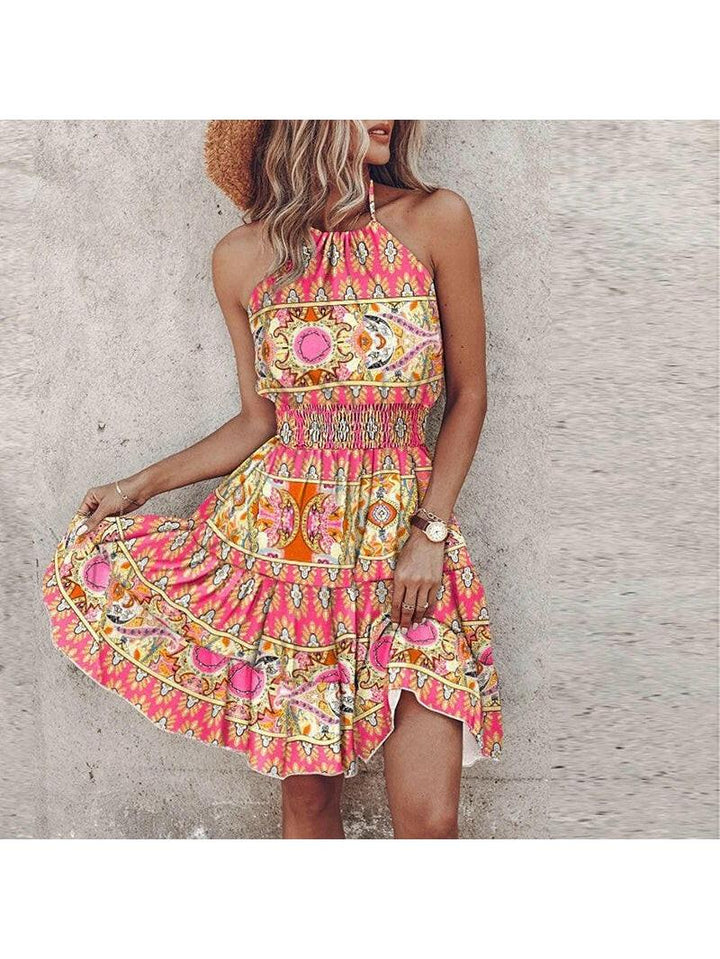 Angela - Chic Halter Dress